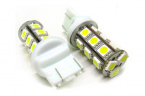 Светодиодная лампа 7440 (W21W) 18SMD-5050 красный SVS - 1
